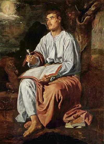 Diego Velazquez Evangelist Johannes auf Patmos Norge oil painting art